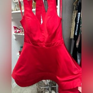 Formal Red mid dress